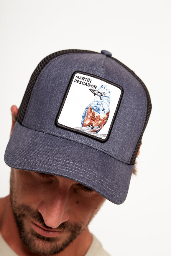 Jockey Martin Pescador Con Causa Azul Marino