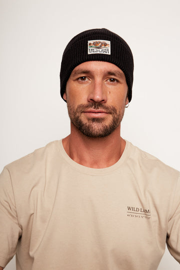 Gorro Greg Fibras Naturales Negro