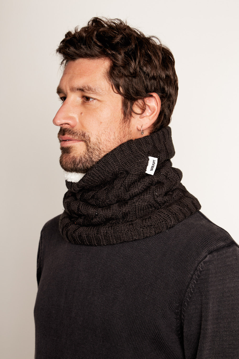 Neckwarmer Reciclado Negro