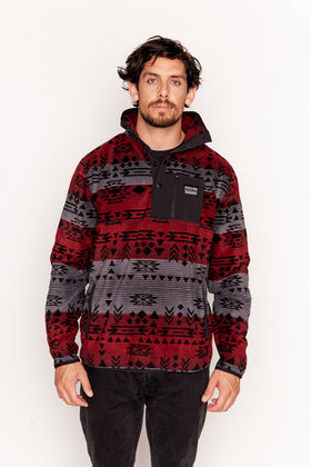 Polar Lava Man Reciclado Burdeo Full Print Hombre | Wild Lama