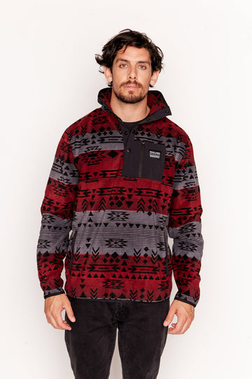 Polar Lava Man Reciclado Burdeo Full Print Hombre | Wild Lama