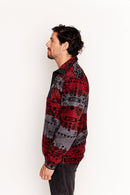 Polar Lava Man Reciclado Burdeo Full Print Hombre | Wild Lama