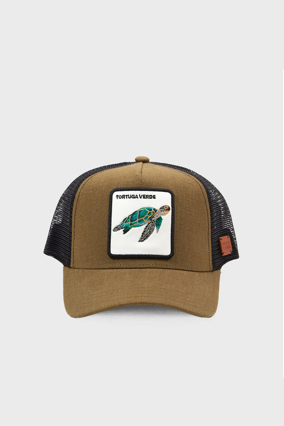 Jockey Tortuga Lino Verde Wild Lama