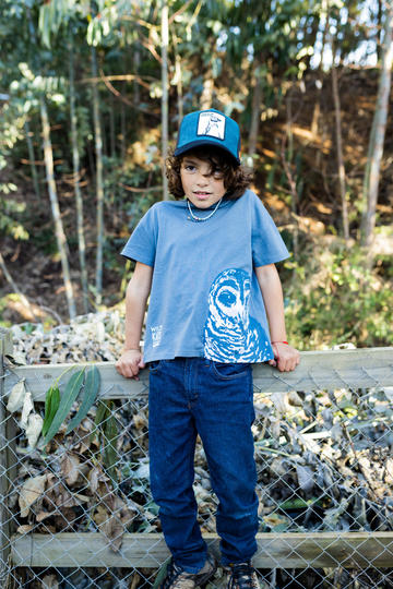 Jockey Pingüino Algodón Orgánico Petróleo Kids Wild Lama