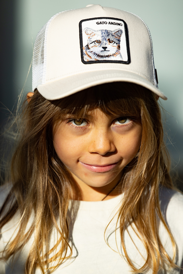 Jockey Gato Andino Algodón Orgánico Blanco Kids