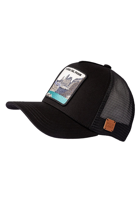 Jockey Torres del Paine Algodón Orgánico Negro