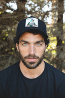 Jockey Picaflor de Juan Fernandez Algodón Orgánico Negro | Wild Lama