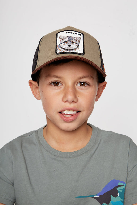 Jockey Gato Andino Orgánico Verde Kids Wild Lama