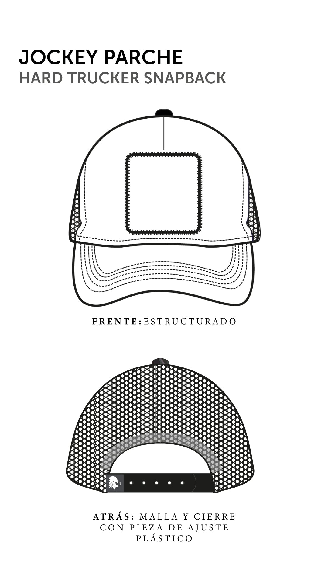 Jockey Animal Trucker Pudú Gris