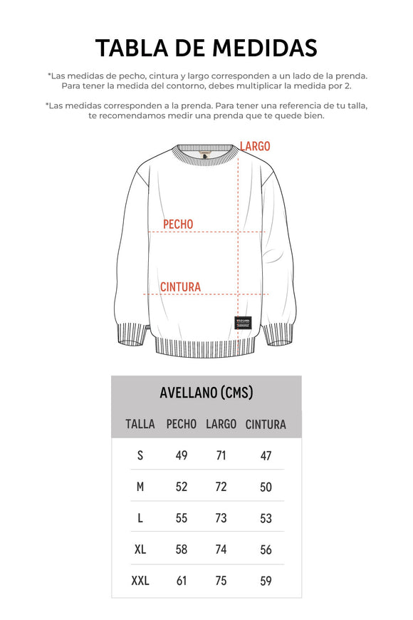 Sweater Avellano Orgánico Negro Hombre