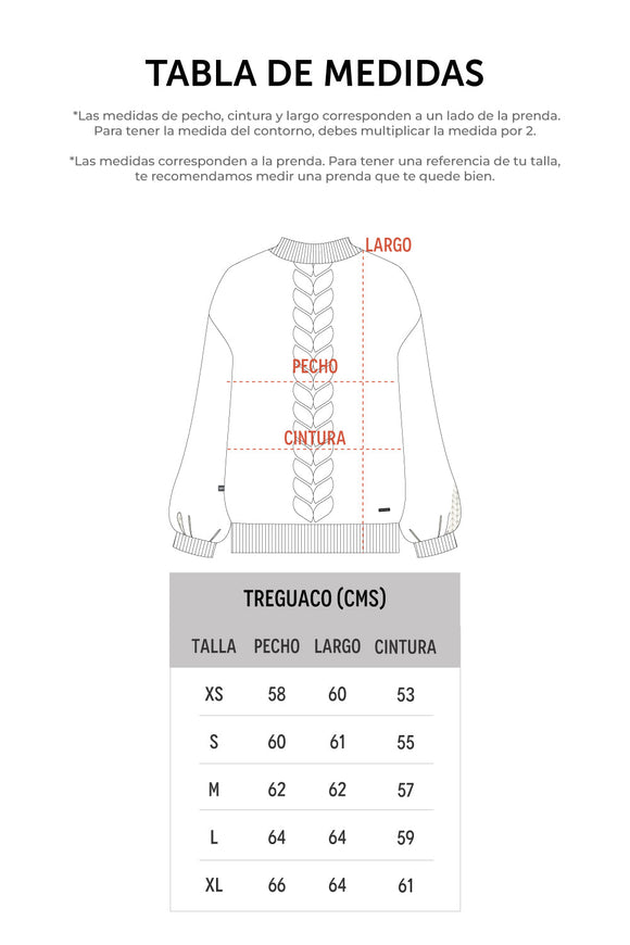 Sweater Treguaco Orgánico Beige Mujer