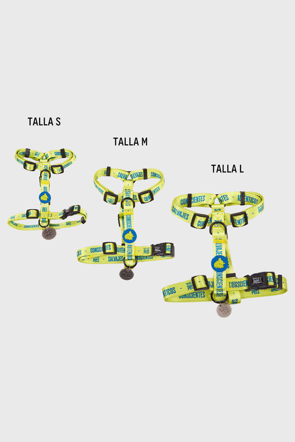 Arnés Kala Reciclado Verde Talla S