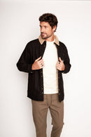 Chaqueta Ulmo Teddy Orgánica Negra Hombre-3