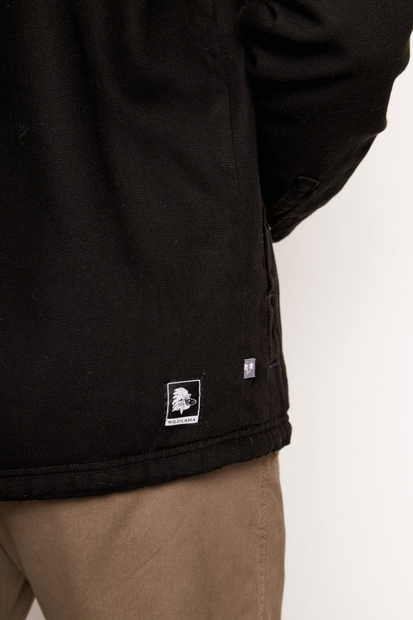 Chaqueta Ulmo Teddy Orgánica Negra Hombre