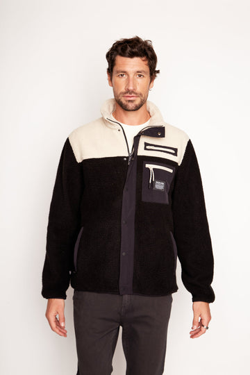 Polar Tambo Reciclado Negro Hombre - 0