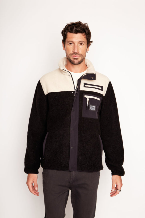 Polar Tambo Reciclado Negro Hombre