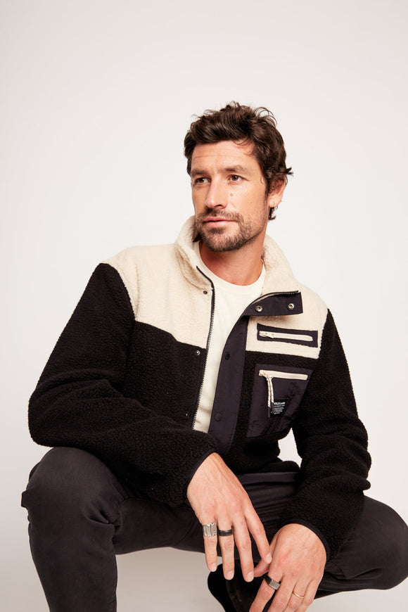 Polar Tambo Reciclado Negro Hombre