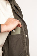 Chaqueta Ulmo Teddy Orgánica Verde Hombre-5