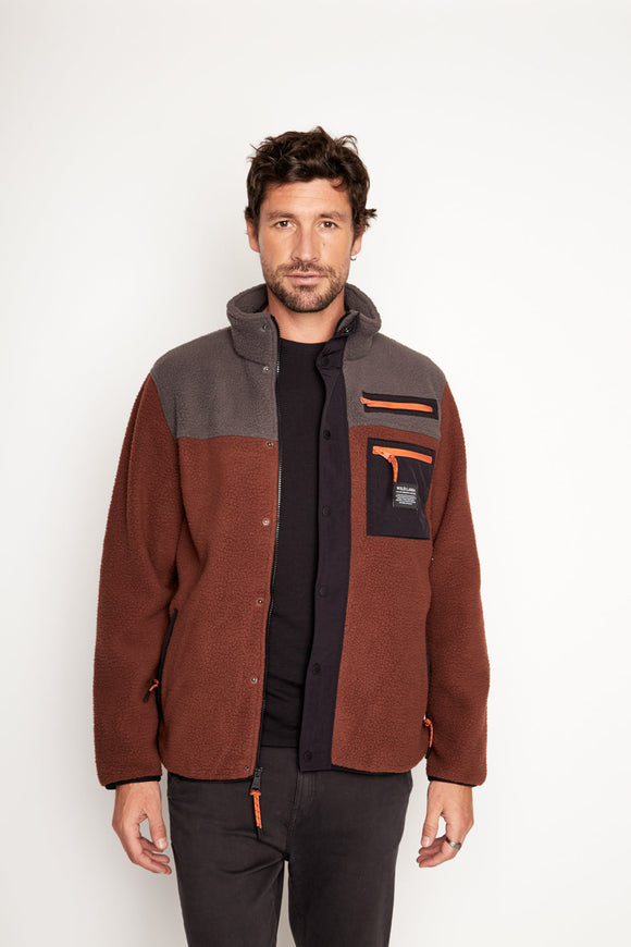 Polar Tambo Reciclado Terracota Hombre