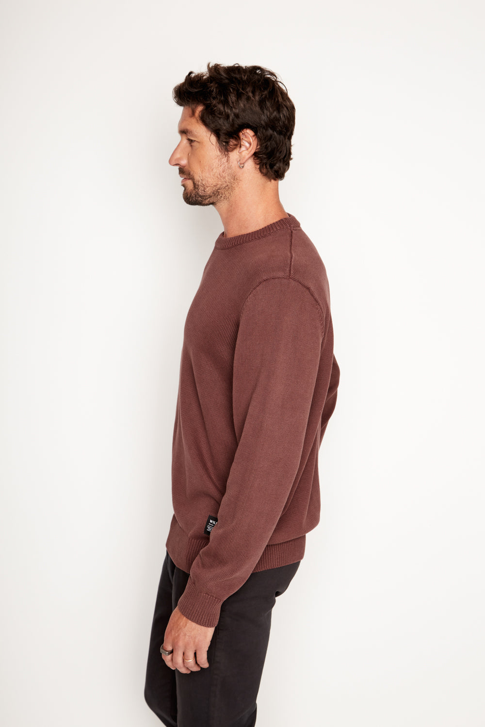 Sweater Tros Orgánico Burdeo Hombre