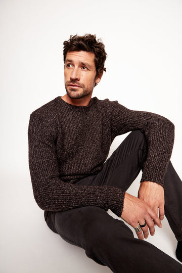 Sweater Avellano Orgánico Negro Hombre - 0