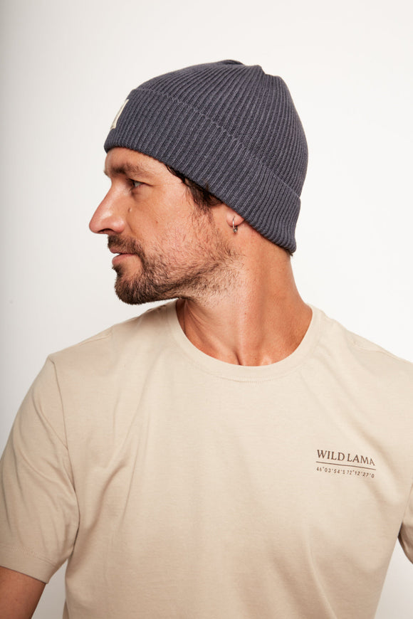 Gorro Greg Fibras Naturales Azul