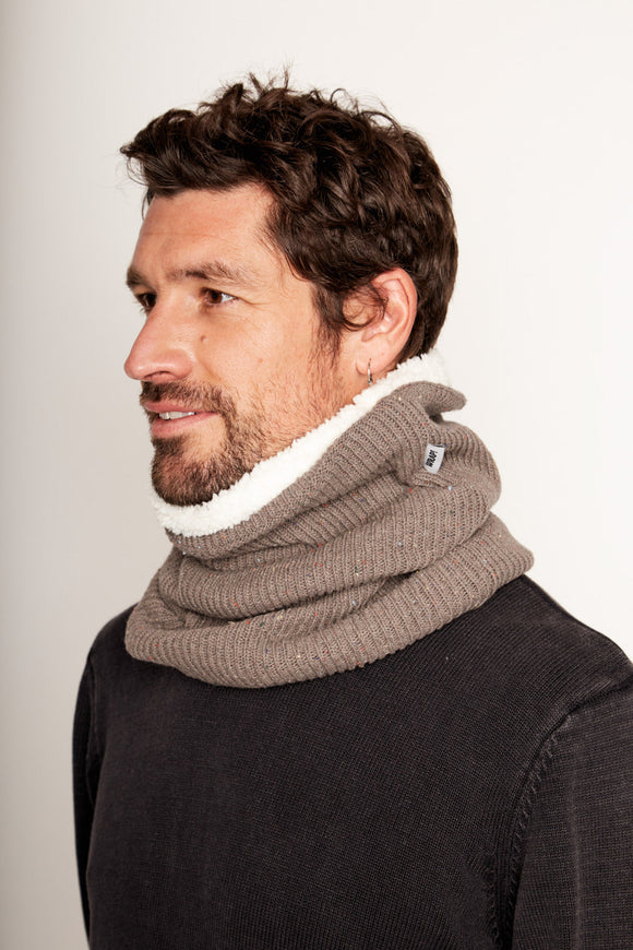 Cuello Lua Reciclado Café