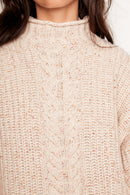 Sweater Treguaco Orgánico Beige Mujer-4