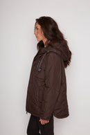 Parka Tramontana Reciclada Café Mujer-3