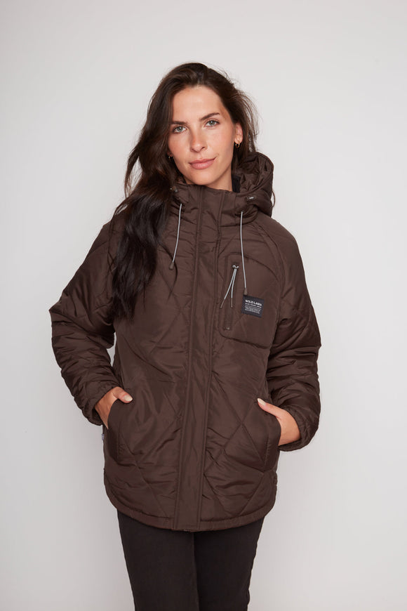 Parka Tramontana Reciclada Café Mujer