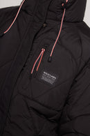 Parka Tramontana Reciclada Negra Mujer-7