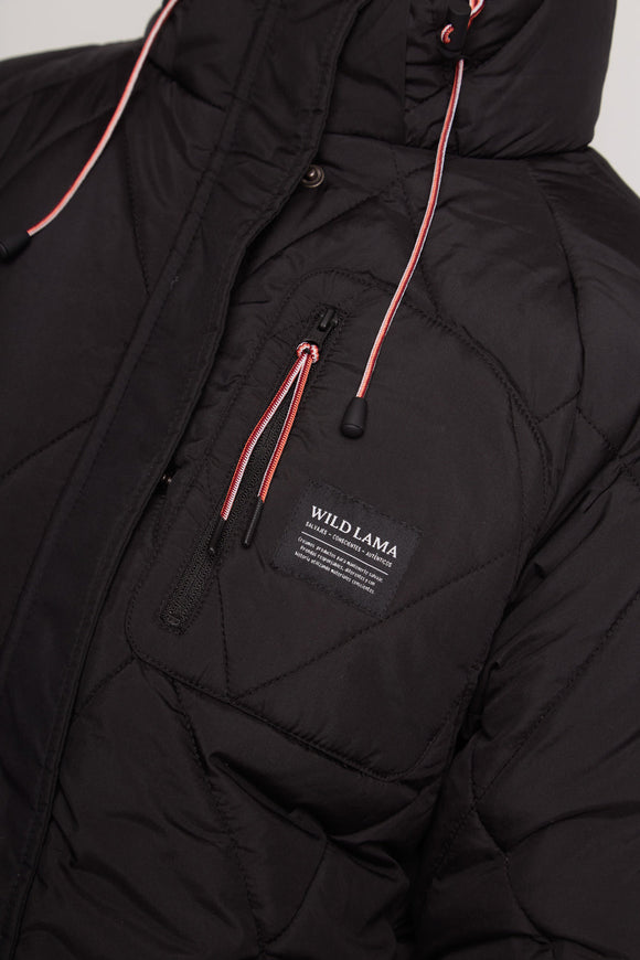 Parka Tramontana Reciclada Negra Mujer