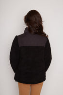 Parka Puffa Teddy Reciclada Negra Mujer-4