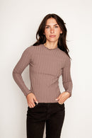 Polera Opalo Orgánica Café Mujer-1