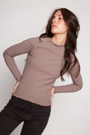 Polera Opalo Orgánica Café Mujer-2