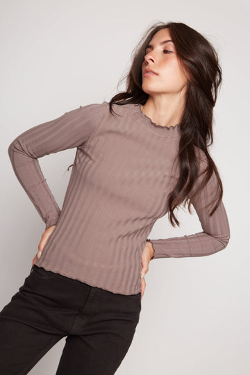 Polera Opalo Orgánica Café Mujer - 0