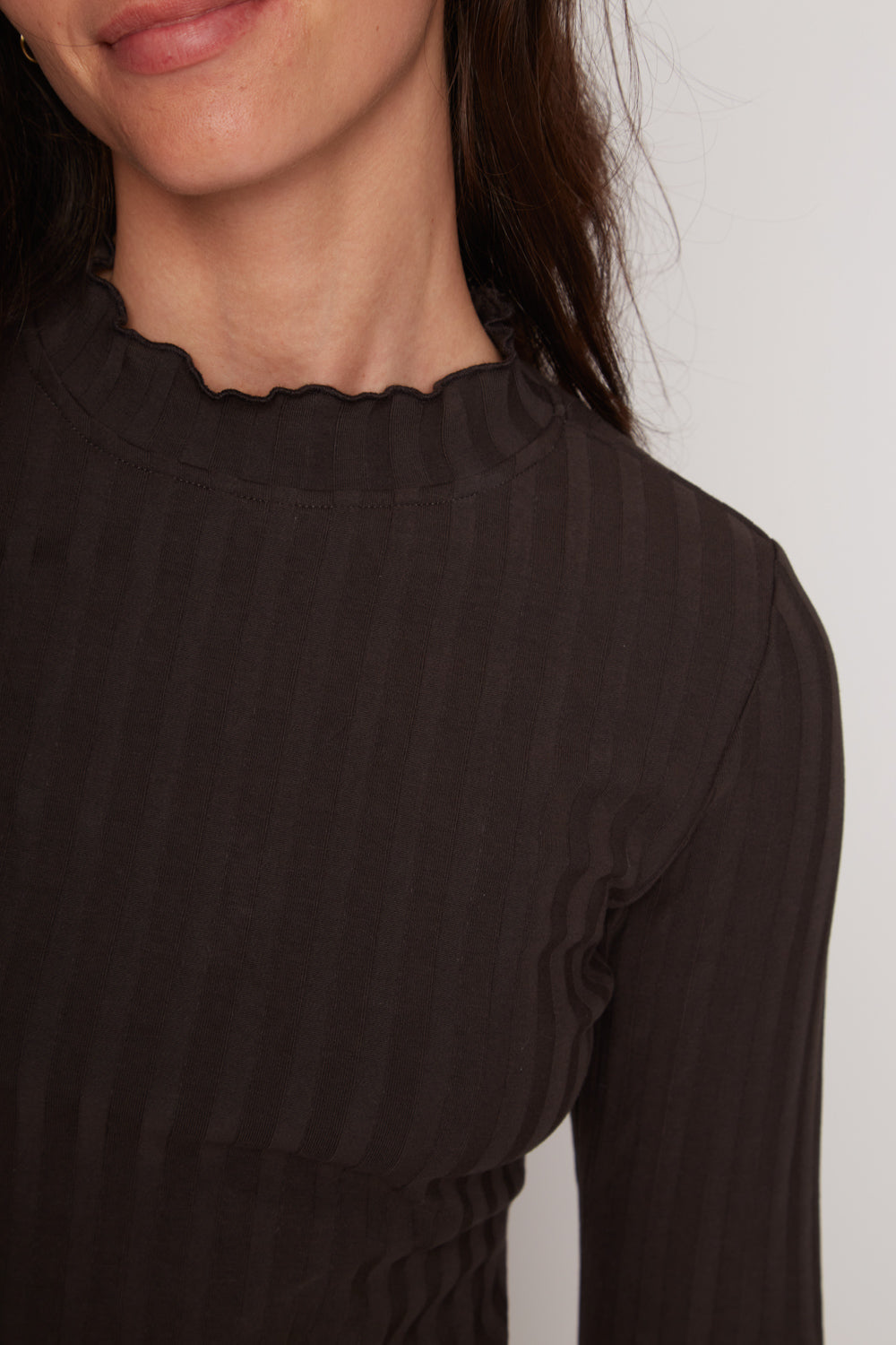 Polera Opalo Orgánica Grafito Mujer