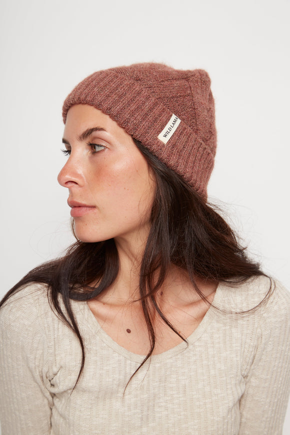 Gorro Cabos Reciclado Terracota