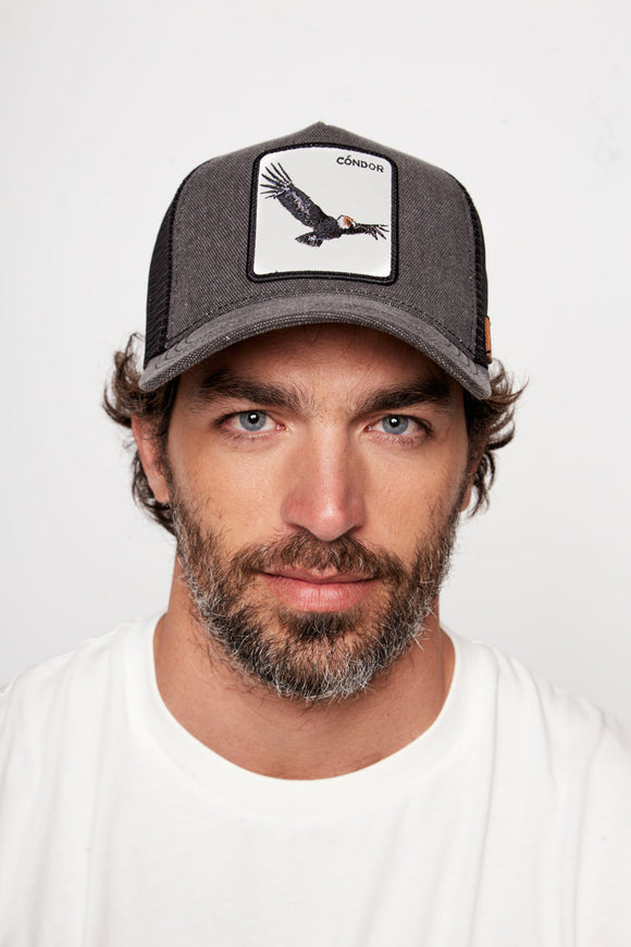 Jockey Cóndor Orgánico Gris Lavado