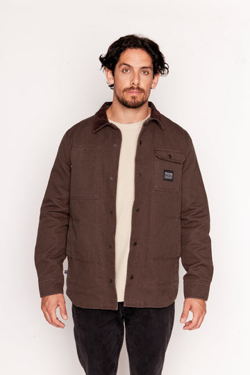 Chaqueta Roble Orgánico Café Hombre - 0