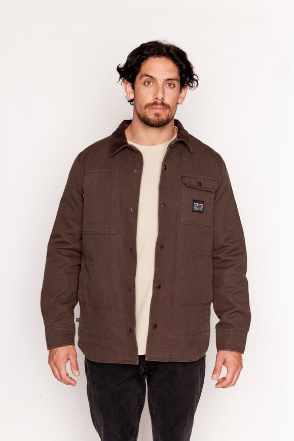 Chaqueta Roble Orgánico Café Hombre