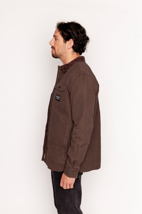 Chaqueta Roble Orgánico Café Hombre