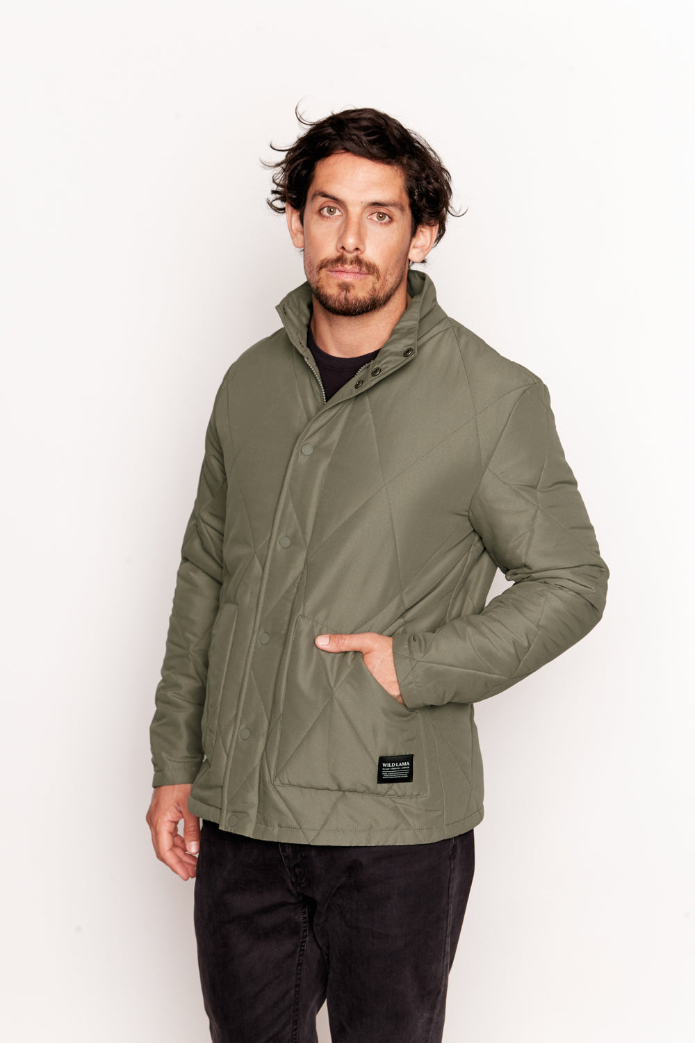 Parka Guaco Reciclada Verde Hombre