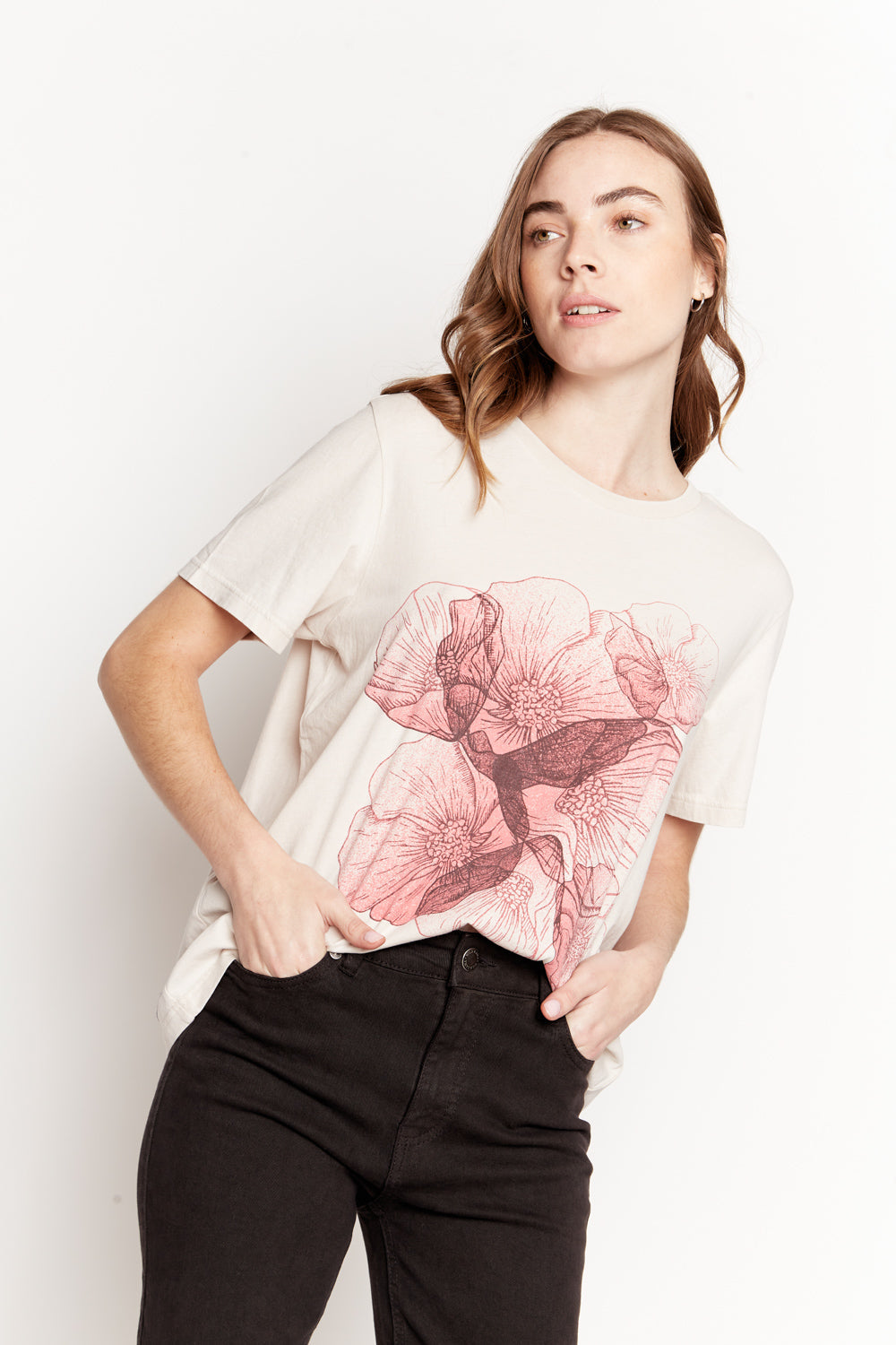 Polera Mave Orgánica Crudo Mujer