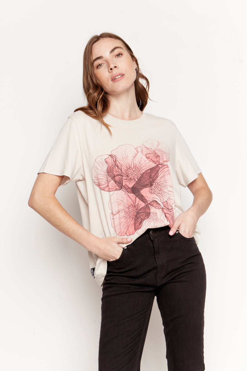 Polera Mave Orgánica Crudo Mujer