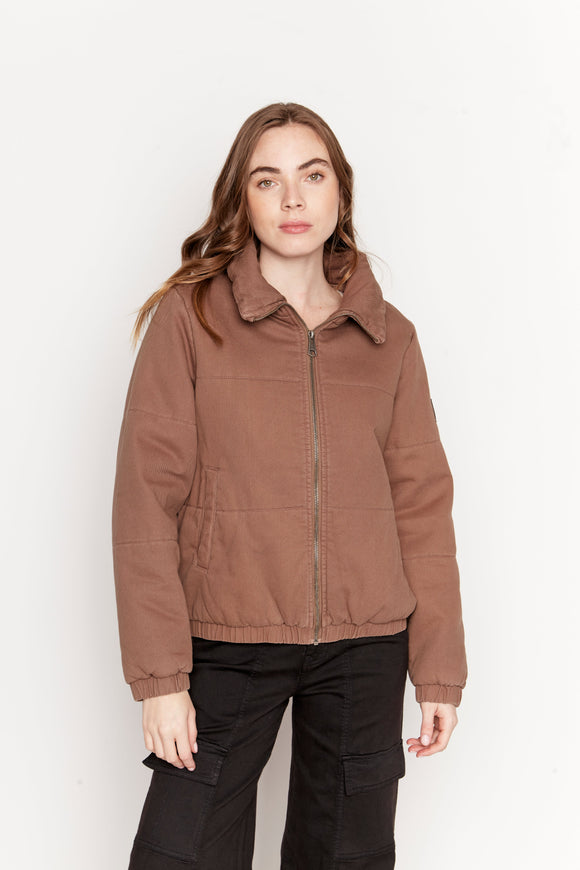 Parka Silveria Orgánica Café Mujer