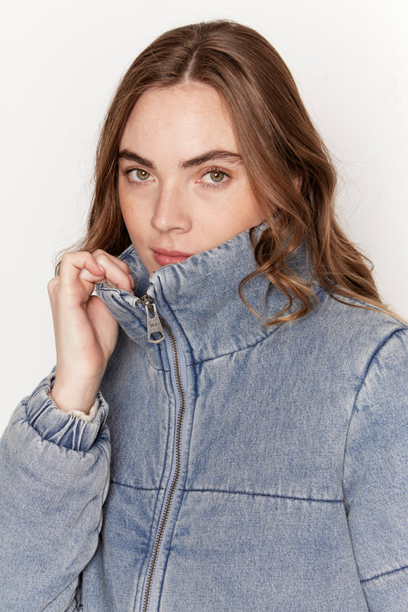 Parka Silveria Orgánica Denim Mujer