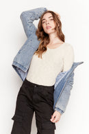 Parka Silveria Orgánica Denim Mujer-5