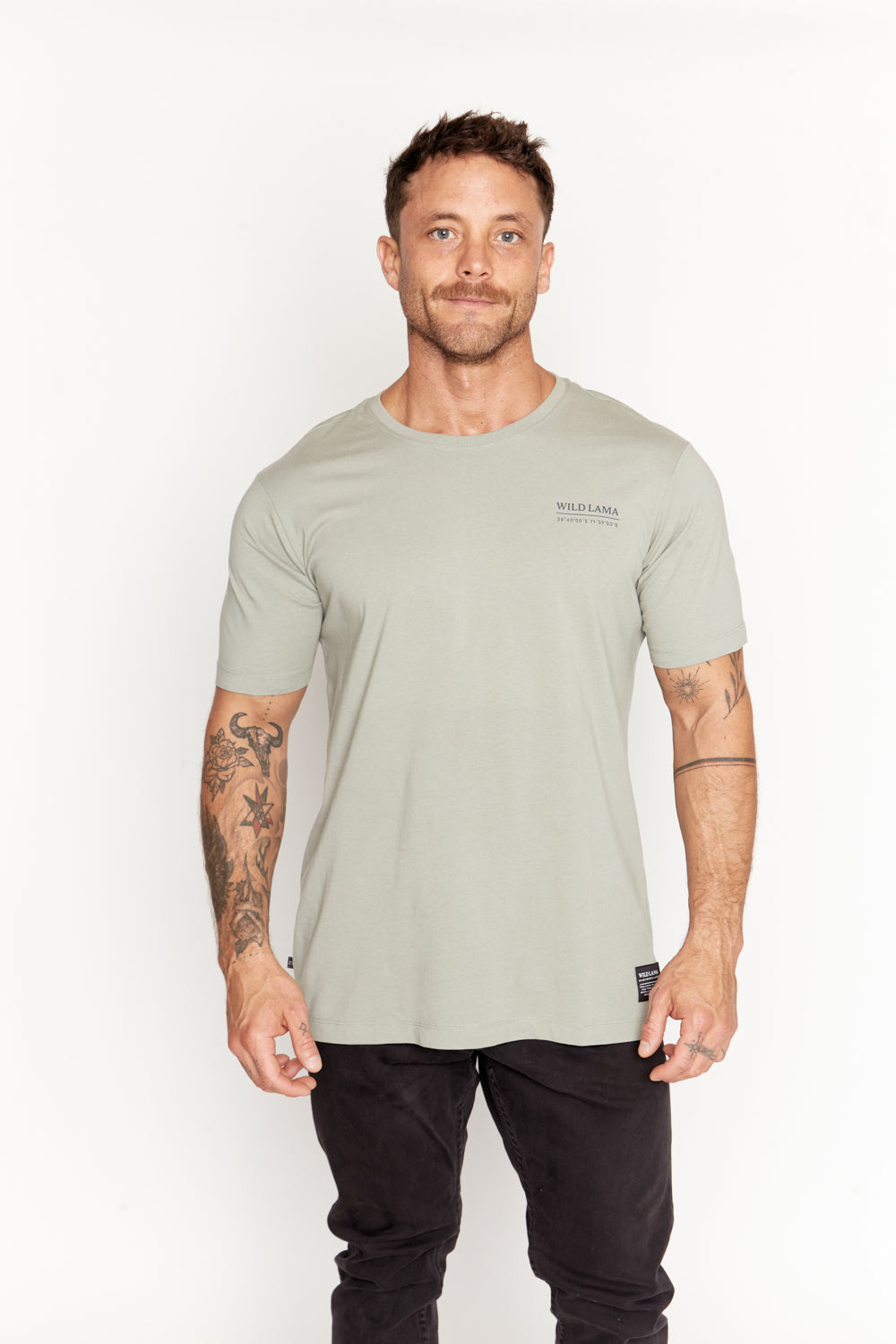 Polera Vetiver Orgánica Verde Hombre