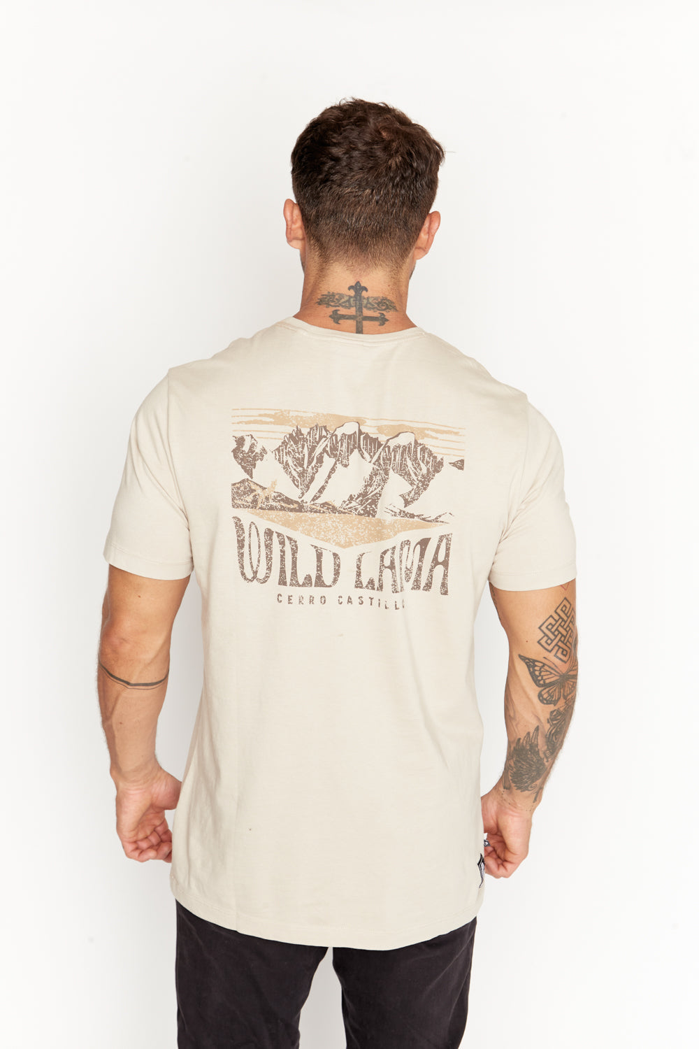 Polera Vetiver Orgánica Beige Hombre